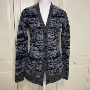 ATHLETA Women’s Westlake Texture Cardigan Sweater Grey Size XS Oversized Fits M